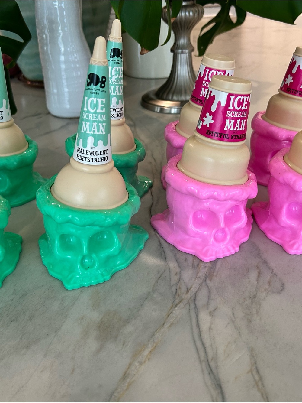 🎃 Halloween Brotherford Collection Ice Scream - Pink & Green set of 8 👻